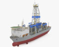 Noble 掘削船 3Dモデル