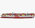 OOCL G-class container ship 3d model