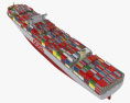 OOCL G-Klasse Containerschiff 3D-Modell
