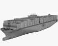 OOCL M-Klasse Containerschiff 3D-Modell