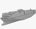 OOCL M-class container ship 3d model