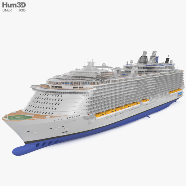 Oasis of the Seas 3D-Modell