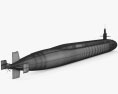 Ohio-class submarine 3d model