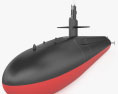 Ohio-class submarine 3d model