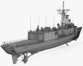 奧利弗·哈澤德·派里級巡防艦 3D模型