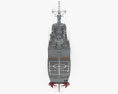 Oliver-Hazard-Perry-Klasse Fregatte 3D-Modell