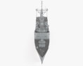 Oliver-Hazard-Perry-Klasse Fregatte 3D-Modell