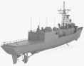 奧利弗·哈澤德·派里級巡防艦 3D模型