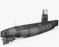 Potvis-class submarine 3d model