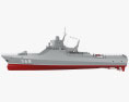 Project 22160 patrol ship Modelo 3d