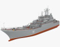 Ropucha-class landing ship 3D 모델 