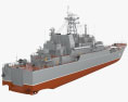 Ropucha-class landing ship 3d model