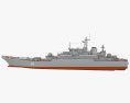 Великий десантний корабель проєкту 775 3D модель