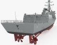 Sejong the Great-class Zerstörer 3D-Modell
