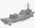 世宗大王級駆逐艦 3Dモデル