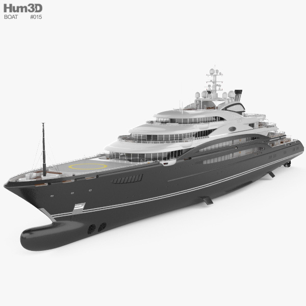 Serene 遊艇 3D模型