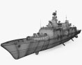 Shivalik-class frigate 3d model