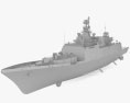 Shivalik-class frigate 3d model