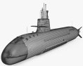 Підводний човен типу «Сорю» 3D модель