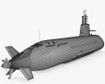 Classe Soryu Sottomarino Modello 3D
