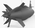蒼龍級潛艇 3D模型