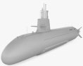 そうりゅう型潜水艦 3Dモデル