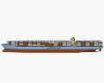 Sovereign Maersk Container Ship Modello 3D