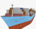 Sovereign Maersk Container Ship Modèle 3d