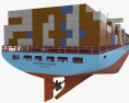 Sovereign Maersk Container Ship 3D模型