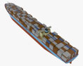 Sovereign Maersk Container Ship 3D 모델 