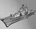 Sovremennyy-class destroyer 3d model