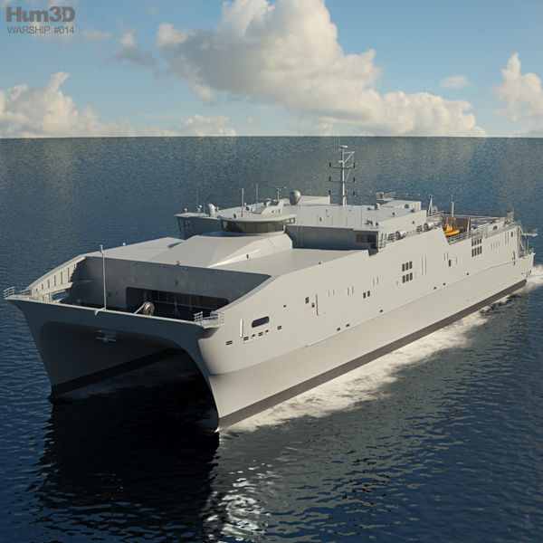 スピアヘッド級遠征高速輸送艦 3Dモデル