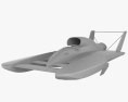 Spirit of Detroit hydroplane Modelo 3d