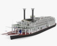 Steamboat American Queen 3Dモデル