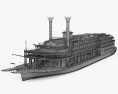 Steamboat American Queen Modelo 3D