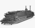 Steamboat American Queen 3D 모델 