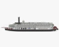 Steamboat American Queen 3D模型