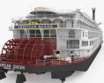 Steamboat American Queen 3D модель