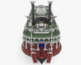 Steamboat American Queen 3D 모델 