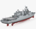 塔爾瓦級 巡防艦 3D模型