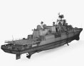 Talwar-Klasse Fregatte 3D-Modell