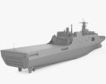 Type 071 amphibious transport dock 3d model