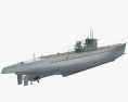 Підводний човен типу IX 3D модель