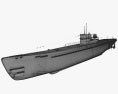 독일 IX형 잠수함 3D 모델 