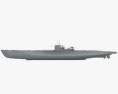 Submarino Tipo IX Modelo 3D