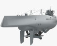 Submarino Tipo IX Modelo 3D