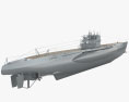 Type VII submarine 3d model