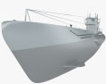 Type VII submarine Modelo 3d