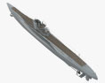 Tipo VII submarino Modelo 3D