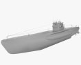 VII級潛艇 3D模型